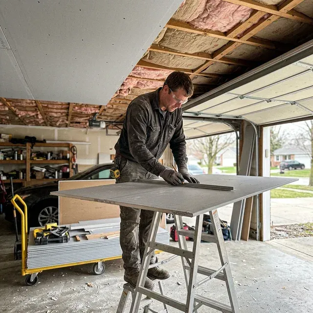Garage Drywall Installation results